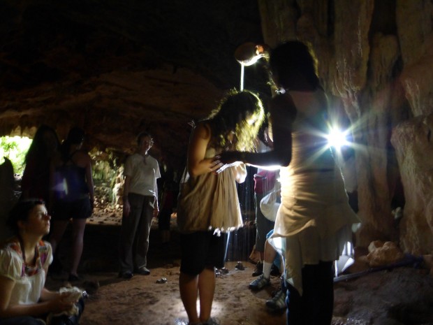Sacred Cave Blessing (Uxmal, Yucatan)