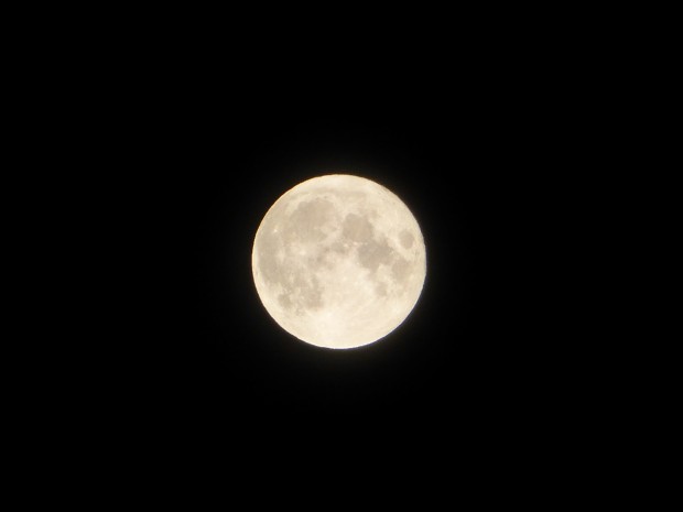 November Full Moon (11:30 pm, 11.6.14, Anchorage, Ak)