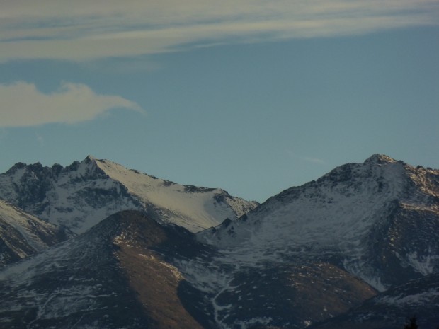 Chugach Mountains from the Park Strip (11.15.14, Anchorage, Ak)