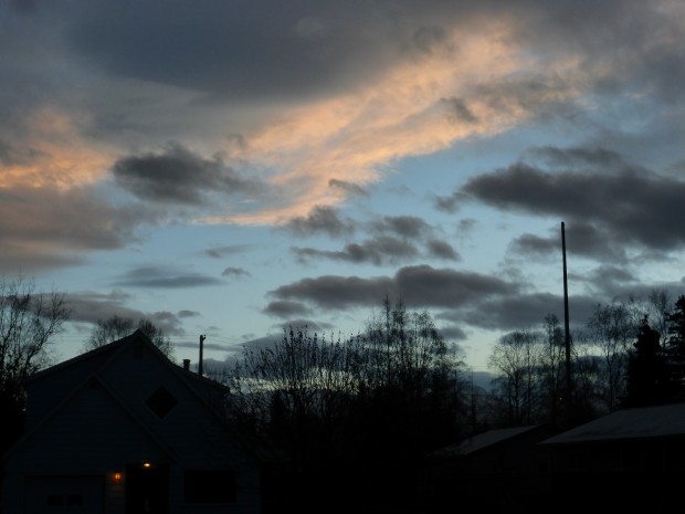 Sunrise (9:31 am, 11.21.14, Anchorage, Ak)
