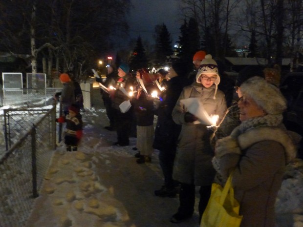 Caroling in the 'hood (12.24.14, Anchorage, Ak)