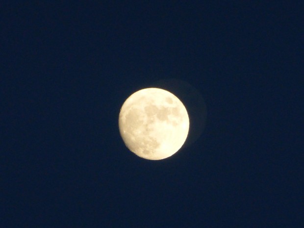 St. Brigid's Day moon (5:32 pm, 1.1.15, Anchorage, Ak)