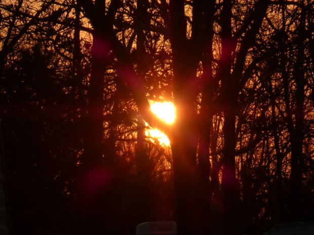 Sunrise at Hot Springs, Arkansas (7:44 am, 3.25.15)