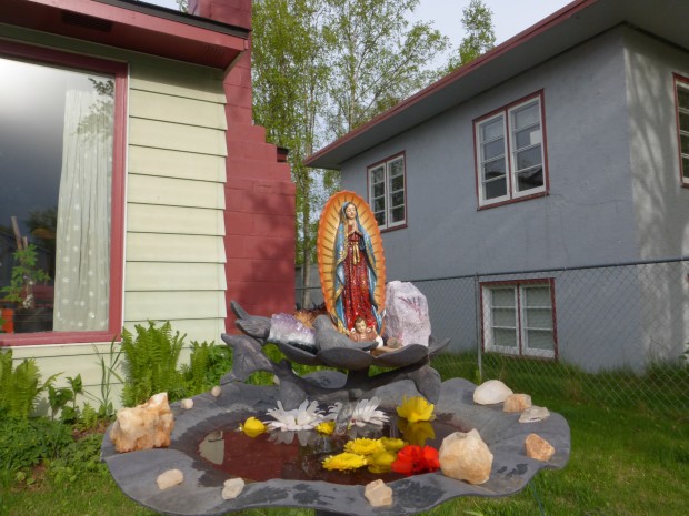 Virgen greets Spring in Anchorage 2, 5.15.15